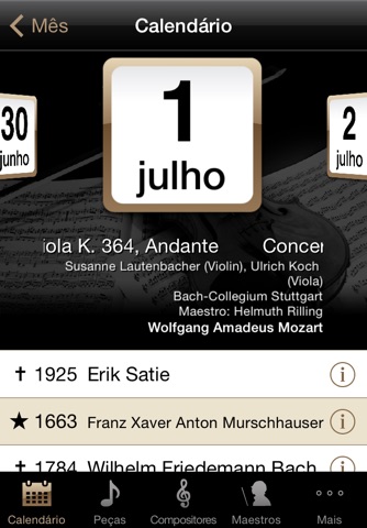 ClassiCal Music Calendar screenshot 2