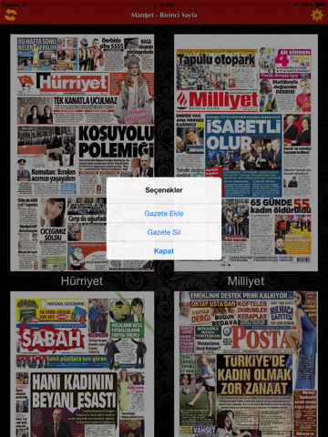 Manşet - Birinci Sayfa iPad screenshot