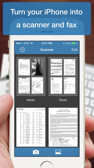 Scanner Deluxe - Scan and Fax Documents, Receipts, Business Cards to PDFのおすすめ画像1