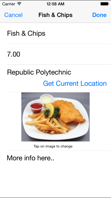 Screenshot #2 pour Food Tracker SG Free