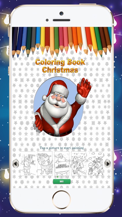Coloring Book Santa Claus
