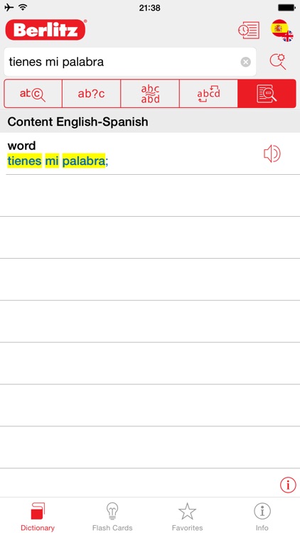 Spanish - English Berlitz Basic Talking Dictionary