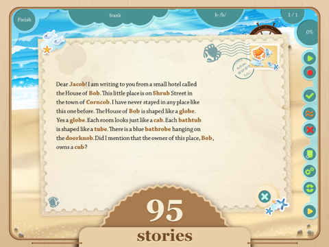 Articulation Vacation iPad screenshot 4 - Education app