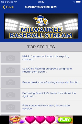 MILWAUKEE BASEBALL STREAM screenshot 2