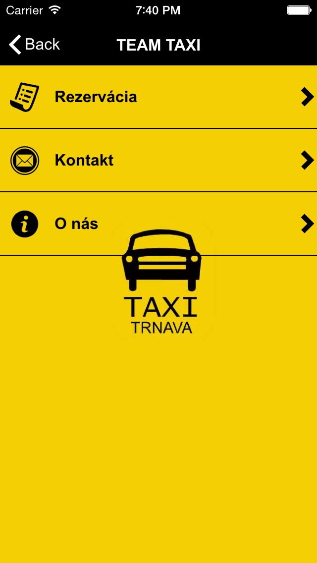 Screenshot #2 pour TAXI Slovensko