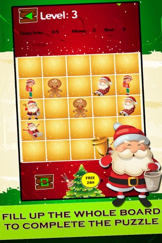 Santa Draw Christmas Line -Connect The Colors And Match Free screenshot 4