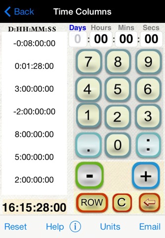 Hours, Minutes & Seconds Calculator with Date Diffのおすすめ画像2