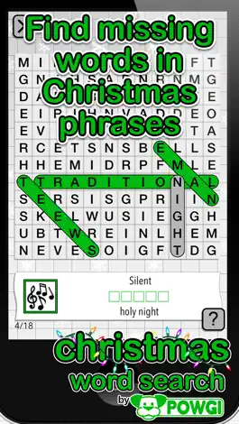 Game screenshot Christmas Word Search by POWGI apk
