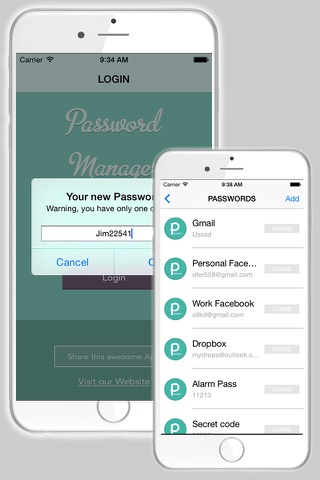 Password manager pro - protect & secure your passwords with pro password reminder app screenshot 2