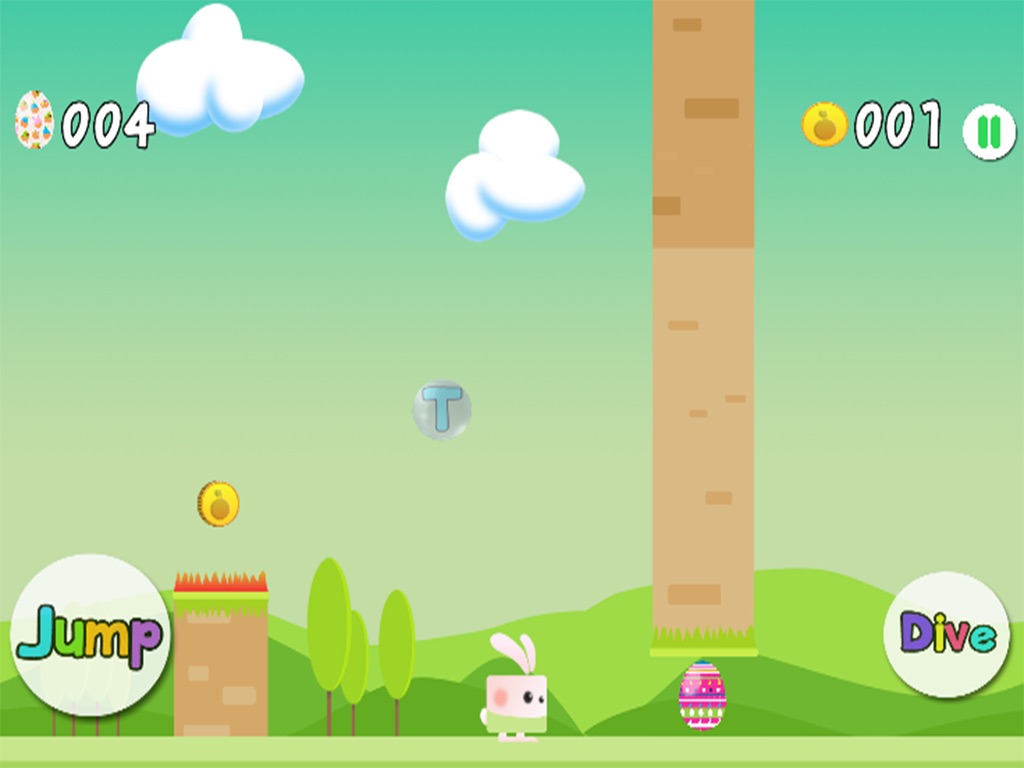 Easter Egg Bunny Runner HD screenshot 3