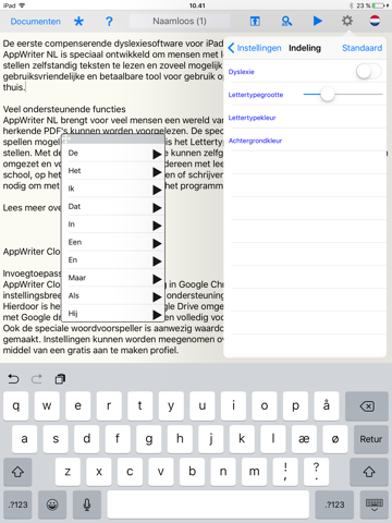 AppWriter NL screenshot 2