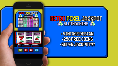 Screenshot #1 pour Free Retro Pixel Slot Machine