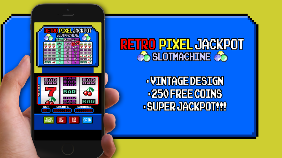 Free Retro Pixel Slot Machine - 1.1 - (iOS)