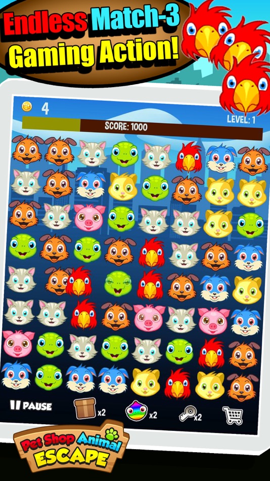 #4. A Tiny Pets Escape - Run From the Pet Shop World Rescue Game (iOS) 由: Loretta Cheron