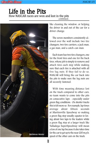 On Pit Row Magazine the Best of NASCAR Auto Racing from Pit Road to Victory Lane screenshot 2