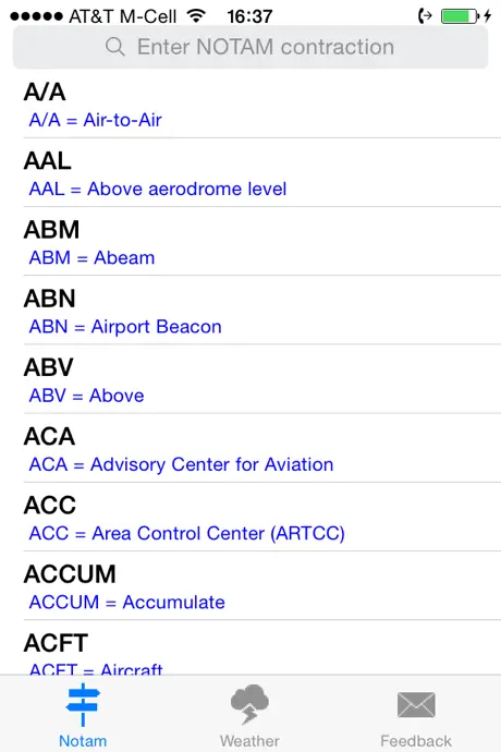 Notam Helper