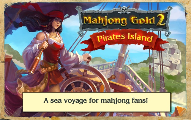 Mahjong Gold 2 Pirates Island Solitaire 