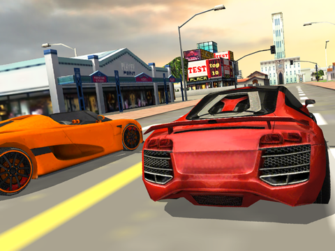 Screenshot #4 pour Burning Wheels Car Racer 3D