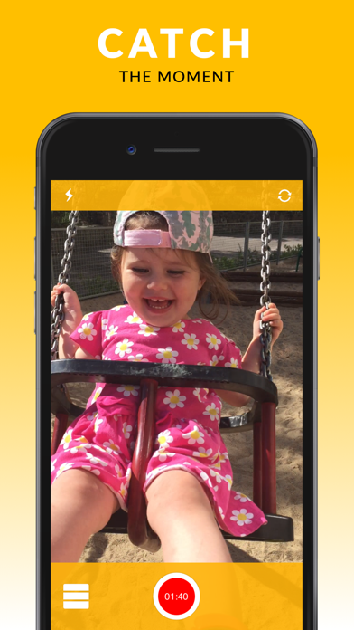 Smile - never miss a special moment app screenshot
