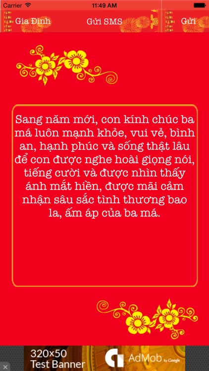 SMS Tet 2015 - Gui tin nhan, loi chuc, tang ban, gia dinh Tet At Mui