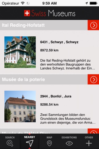 Swiss Museums screenshot 2