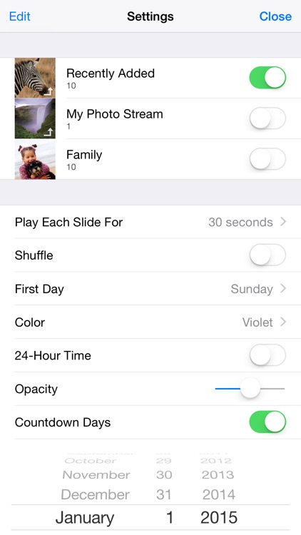 Photo Frame Calendar & Clock screenshot-4