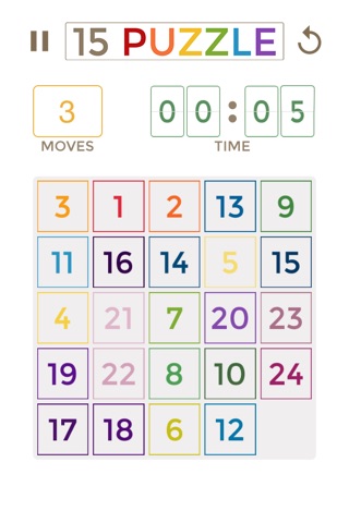 Fifteen Puzzle Classic - The sliding tiles game screenshot 4