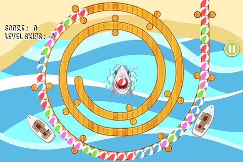 Funky Shark Bubble Beach Mania Pro - marble shooting puzzle game screenshot 2