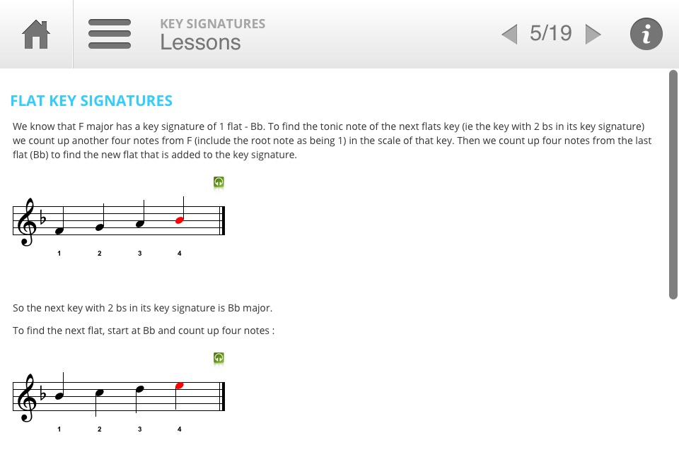 Musition Key Signatures screenshot 4