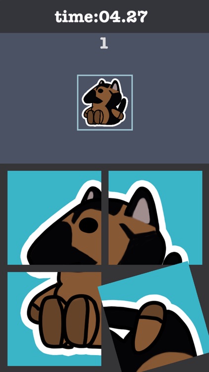 Rotate German Shepherd Dog Puzzle