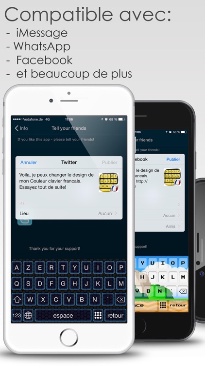 Le Clavier Francais - Style des thèmes pour votre clavier screenshot-3