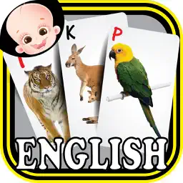 Kids safari jungle wild animals zoo & birds flashcards for preschool kindergarten baby app icon