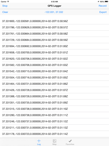 Screenshot #4 pour GPS Logger 2 - GPS and Photo Geotagging Logger