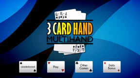 MultiHand - 3 Card Hand screenshot
