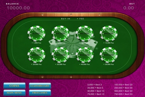 Acey Deucey - Double Down Poker Game! screenshot 3