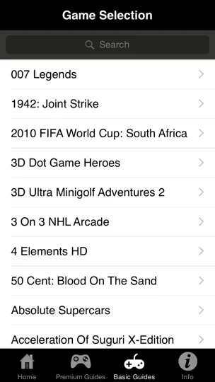 Capture d'écran de Cheats For PS3 Games - Including Complete Walkthroughs sur iPhone 4