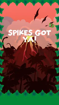 Bouncy Dino Hop - The Best of Dinosaur Games with Only One Life iPhone image 4
