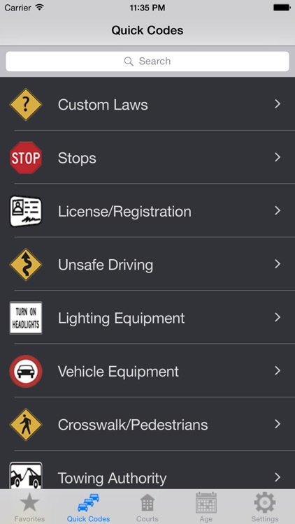 CVC Cheater- California Vehicle Codes Reference