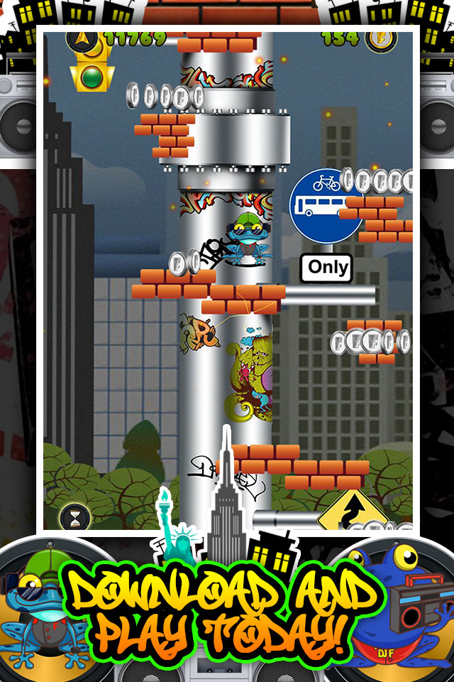 Hip Hop Frog Jump Game FREE