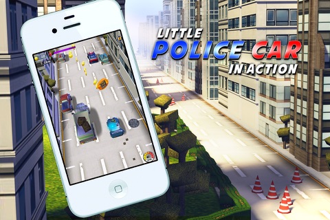 A Little Police Car in Action Free: 3D Driving Game for Kids with Cute Graphics screenshot 2