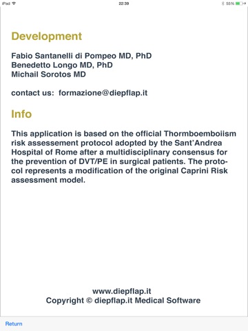 Thromboembolism Risk - "iPad Edition" screenshot 3