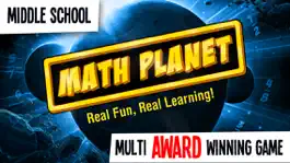Game screenshot Middle School Math Planet - Fun math game curriculum for kids mod apk