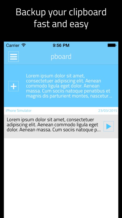 Screenshot #2 pour pboard - Smart clipboard with Widget