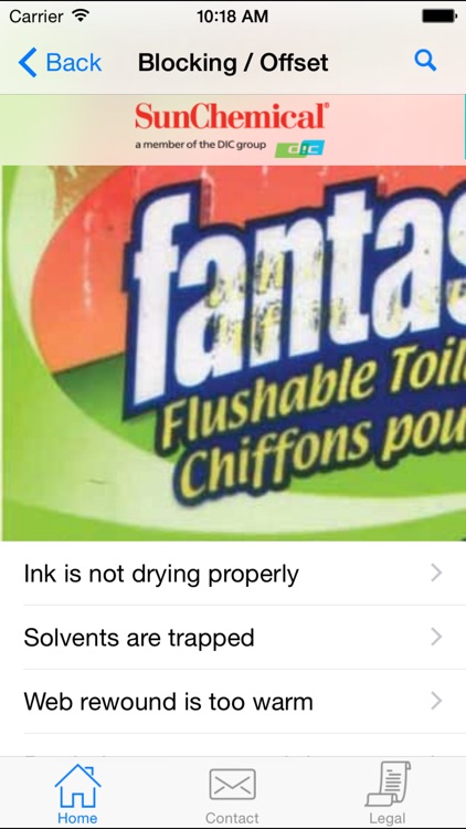 Ink Troubleshooting App