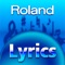 This handy iPad app displays the lyrics of songs you play on a compatible Roland keyboard