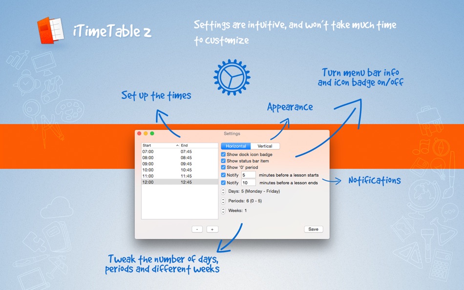 #4. iTimeTable 2 (macOS) Podle: Sandbox s.r.o.
