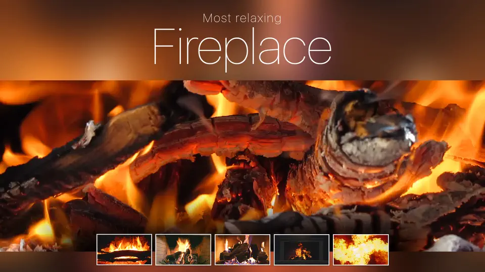 Most Relaxing Fireplace iPhone Ekran Görüntüsü 1
