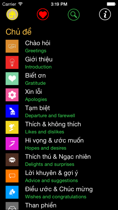 Screenshot #1 pour Sổ tay đàm thoại Anh-Việt