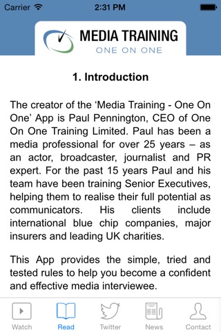 Media Training - One On One screenshot 3