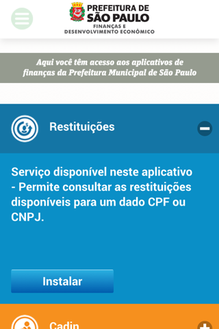 FINANÇAS PMSP screenshot 2